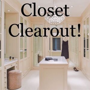 Closet Clearout Sale!!!